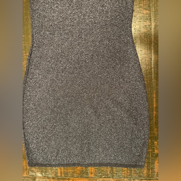 Superdown Liz Metallic Dress Size Large Dark Navy Bodycon One Shoulder Party EUC - Picture 9 of 13